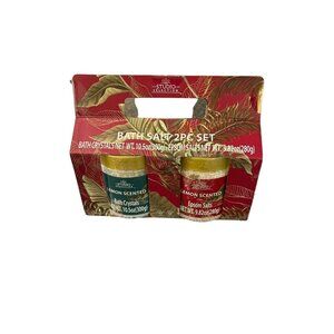 Studio Selection Bath Salt Two-Piece Set Lemon Bath Crystals / Epsom Salts